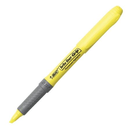 MARCADOR FLUORESCENTE AMARILLO BIC MANEJO COMODO - 811935
