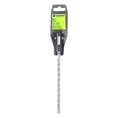 BROCA SDS PLUS, CRUZ PARA HORMIGON 8X210mm. SAURIUM - 46633-4