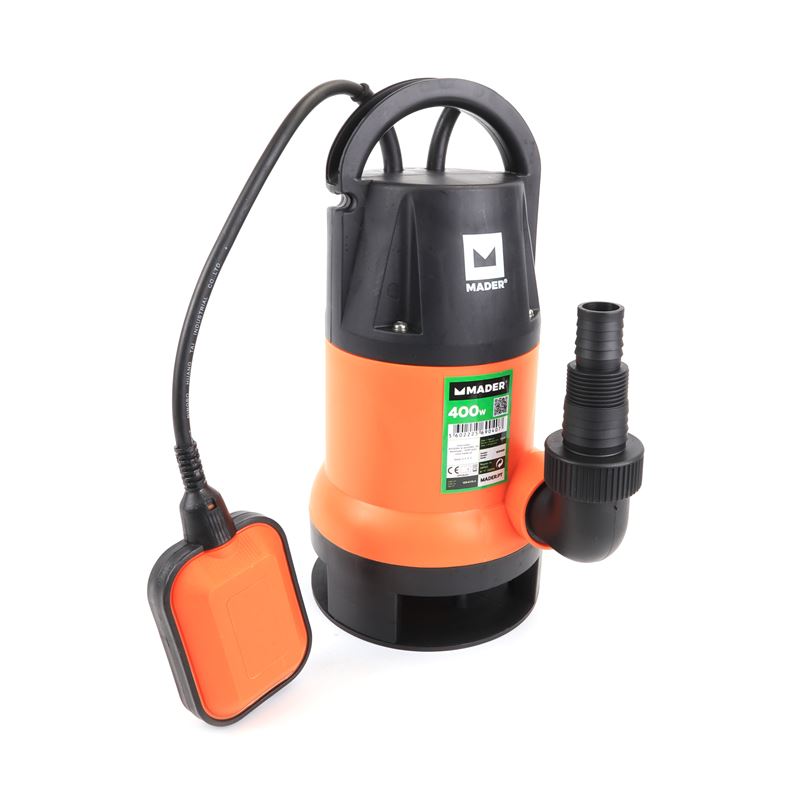 BOMBA DRENAJE AGUAS SUCIAS 400W 8000L/H MADER - 69040
