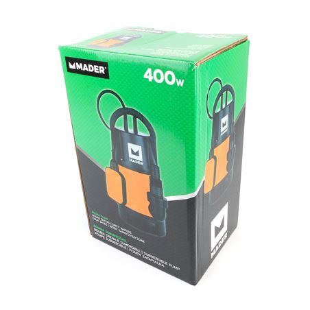 BOMBA DRENAJE AGUAS SUCIAS 400W 8000L/H MADER - 69040-9