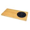 TABLA DE CORTAR CON ESCURRIDOR NEGRO | BAMBÚ | 58X29X1.8CM JOCCA - 1633N-1