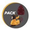 PACK LIJADORA ORBITAL 130W + JUEGO DE 40 LIJAS BLIM - PACKBLIM7