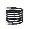 CABLE USB TIPO C A LIGHTNING 1 METRO 27W BLACK NYLON MAXLIFE - OEM0101403