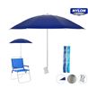 SOMBRILLA PARA SILLA O TUMBONA 80CM AZUL/TURQUESA - 10306