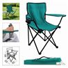 SILLA CAMPING PLEGABLE 52X52X90CM TURQUESA - 10047