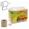 PACK 12 ROLLOS PAPEL HIGIENICO DOBLE CAPA RENOVA - 10753