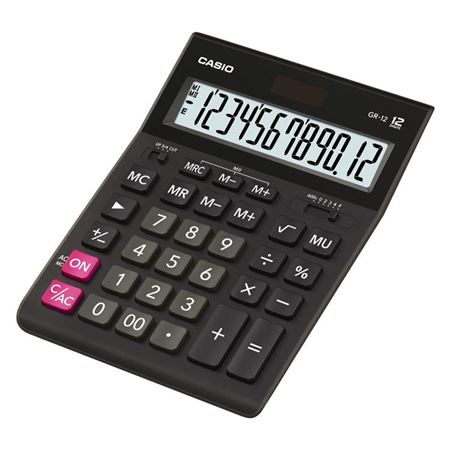 CALCULADORA CASIO GR-12 NEGRA - GR12CBK