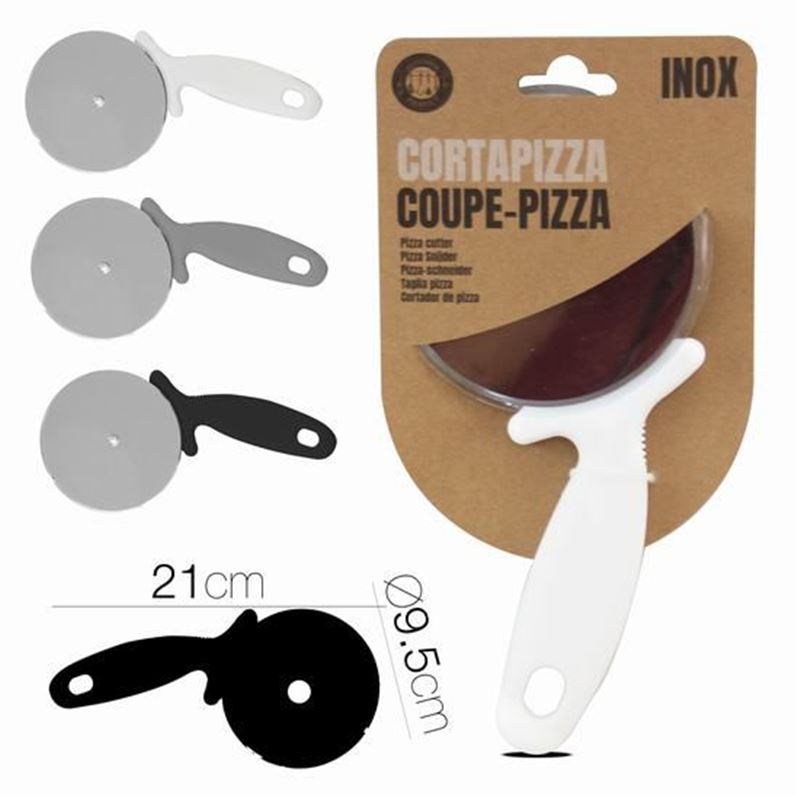 CORTAPIZZA 9.5CM COLORES SURTIDOS - 31019