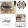 TOLDO RECTANGULAR EFECTO CAMUFLAJE CON BOLAS 2X3 METROS - 51144F