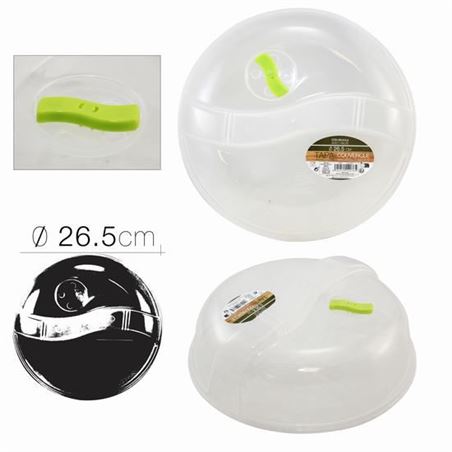 TAPA MICROONDAS CON VALVULA 26.5X9.5 - 12076