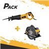 PACK SIERRA CIRCULAR 2200W 235MM + SIERRA SABLE 900W AJUSTE HOJA BLIM - PACKBLIM14-1