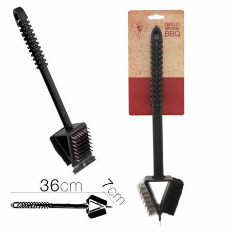 CEPILLO TRIANGULAR PARA BARBACOAS 36X7CM - 16774