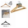 SET 6 PERCHAS DE MADERA URBAN LIVING - 21004