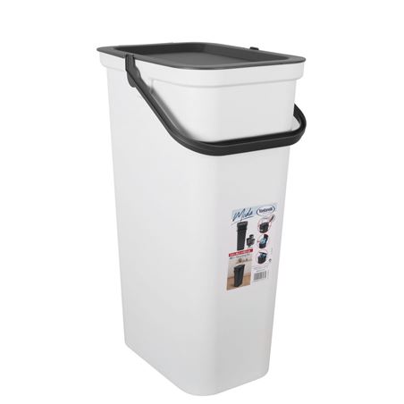PAPELERA CON ASA 38 LITROS BLANCA MODA TONTARELLI - 8104647CAQ9