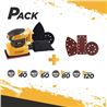PACK MULTILIJADORA 3 PLACAS 20V 2AH + JUEGO DE 36 LIJAS BLIM - PACKBLIM6-1