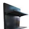 EXPOSITOR GÓNDOLA 900X450X1500MM NEGRO CROMAD - CR1208-1