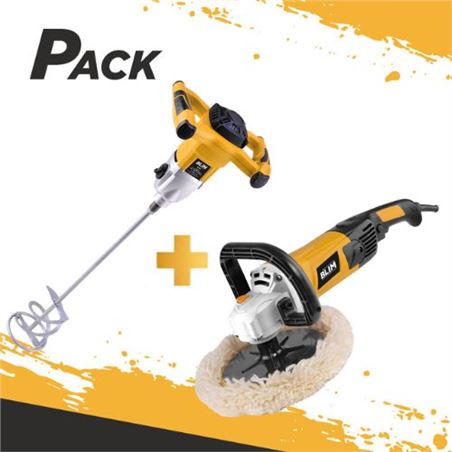 PACK PULIDORA 1500W + MEZCLADOR ELECTRICO 1500W BLIM - PACKBLIM12-1