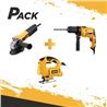 PACK TALADRO 500W + RADIAL 115-125MM 800W + CALADORA 850W BLIM - PACKBLIM3-1