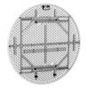 MESA DE RESINA REDONDA PLEGABLE 160X74CM 4.5CM SUNGARDEN - SG0159-4