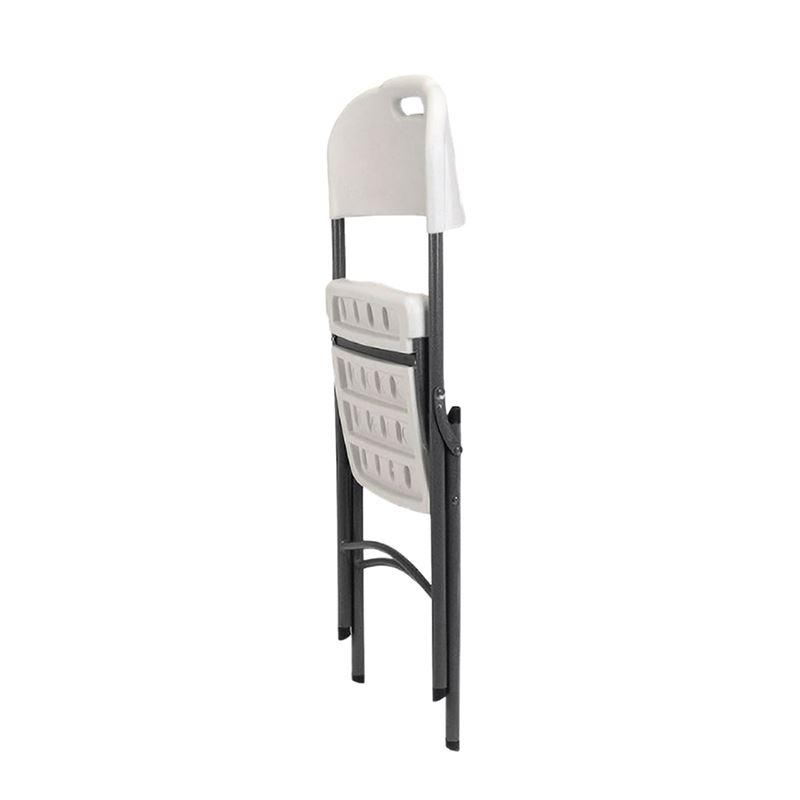 SILLA RESINA PLEGABLE PRO 44X53X83CM BLANCA SUNGARDEN - SG0157-1