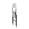 SILLA RESINA PLEGABLE PRO 44X53X83CM BLANCA SUNGARDEN - SG0157-1