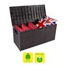 BAÚL RESINA 290 LITROS 112X49X54CM MARRÓN SUNGARDEN - SG0163