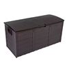 BAÚL RESINA 290 LITROS 112X49X54CM MARRÓN SUNGARDEN - SG0163-1