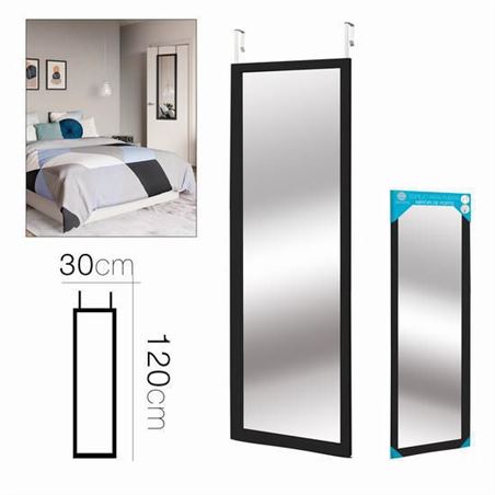 ESPEJO PARA PUERTA NEGRO 30X120 URBAN LIVING - 24061