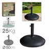 SOPORTE PARA SOMBRILLA CEMENTO NEGRO 25 kg - 23908