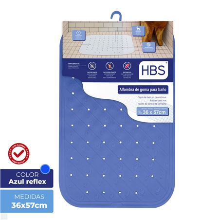 ALFOMBRA GOMA NATURAL - 450G AZUL REFLEX HBS - 5014791005