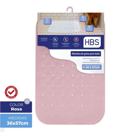 ALFOMBRA GOMA NATURAL - 450G ROSA HBS - 5014791002