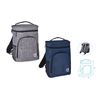 MOCHILA NEVERA POLIESTER 37X27X19 AZUL/GRIS SURTIDO - 10156.