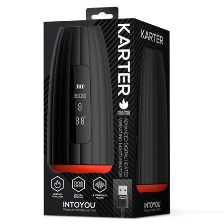MASTURBADOR MASCULINO CON CALOR Y VIBRACION INTOYOU - U-274-3