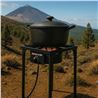 FOGÓN DE GAS ALTA POTENCIA 1 FUEGO 40X40CM AJUSTABLE 3 ALTURAS MUVIP - MV0633-2