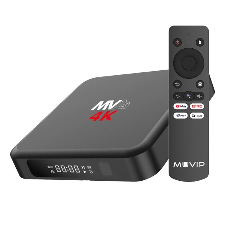 MINI PC SMART TV MV23 4K 5G | ANDROID 14 | QUAD CORE | 4GB RAM | 32GB MUVIP - MV0624