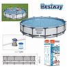 PISCINA CIRCULAR STEEL PRO + BOMBA FILTRO 427CM DIÁMETRO X H84CM BESTWAY - 56595.