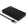 CAJA DISCO EXTERNO SATA 3.5" USB 3.2 NEGRO EWENT - EW7056