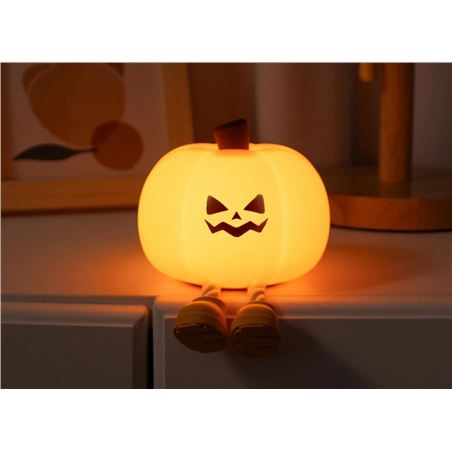 LAMPARA DE NOCHE INFANTIL CALABAZA HALLOWEEN XO - XOOZ08-1