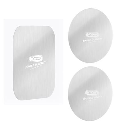 SET 3 PIEZAS METALICAS PARA SOPORTES MAGNETICOS XO - XOY2