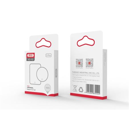SET 3 PIEZAS METALICAS PARA SOPORTES MAGNETICOS XO - XOY2-1