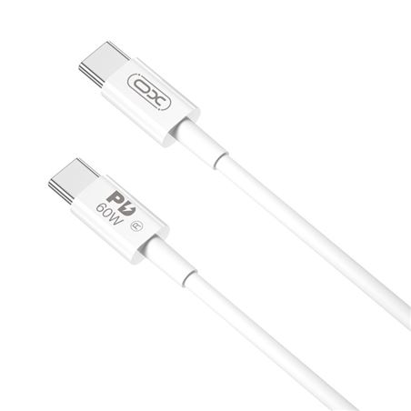 CABLE TIPO C A TIPO C 2METRO NBQ190 BLANCO 60W XO - XONBQ190B-1
