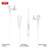 AURICULARES CON Y MICROFONO CABLE TIPO C EP81 BLANCO XO - XOEP81WH