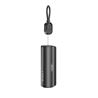 MINI POWERBANK 5000MAH CON LINTERNA Y CABLE TIPO C PR281 NEGRO XO - XOPR281