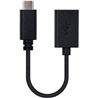 CABLE 15CM TIPO C MACHO A USB HEMBRA OTG NANOCABLE - 10.01.2400