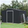 CASETA DE METAL | PUERTAS CORREDERAS 300X304.5X214.5CM (9.14M2) ANTRACITA - SG0168-1
