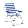 SILLA PLEGABLE 5 POSICIONES ALUMINIO 59X61X97 CON ASA - 10315