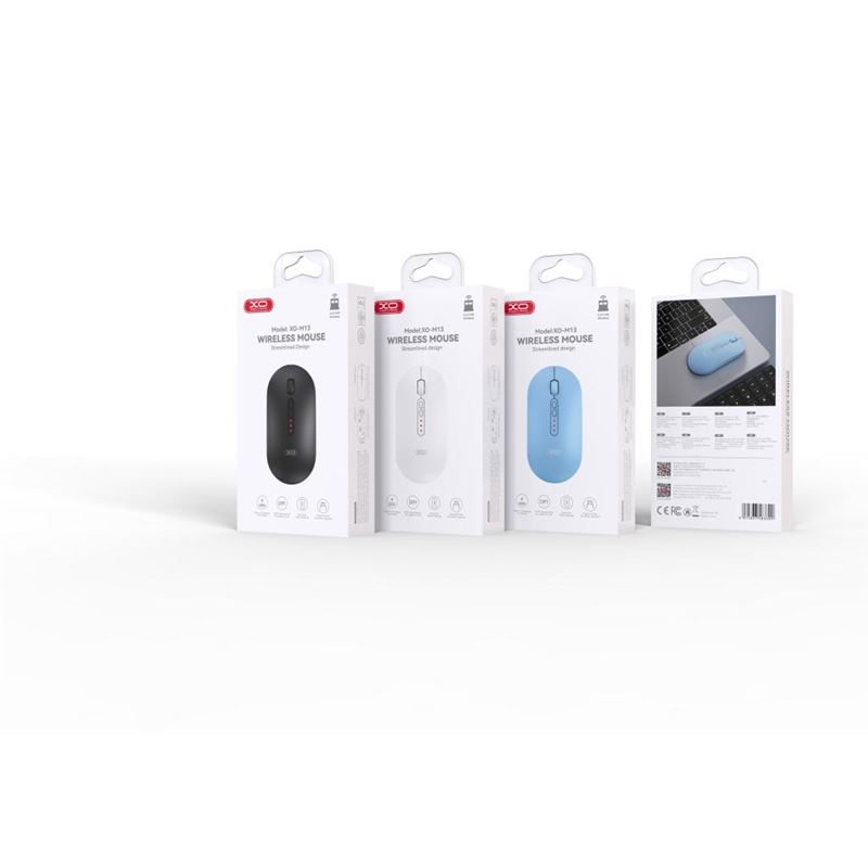 RATON INALAMBRICO WIRELESS / BLUETOOTH 1600DPI NEGRO M13 XO - XOM13BK-2