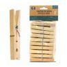 PACK 20 PINZAS DE ROPA BAMBU - 85323