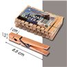PACK 20 PINZAS DE ROPA GRANDES MADERA - 09168