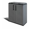 ARMARIO BAJO CON DOBLE TAPA PARA RECICLAJE 680X370X840MM ARTPLAST - E71ECO-1